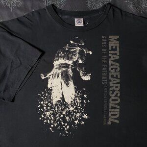 Vintage 2008 Metal Gear Solid 4: Guns Of The Patriots Game Promo T-shirt 2XL